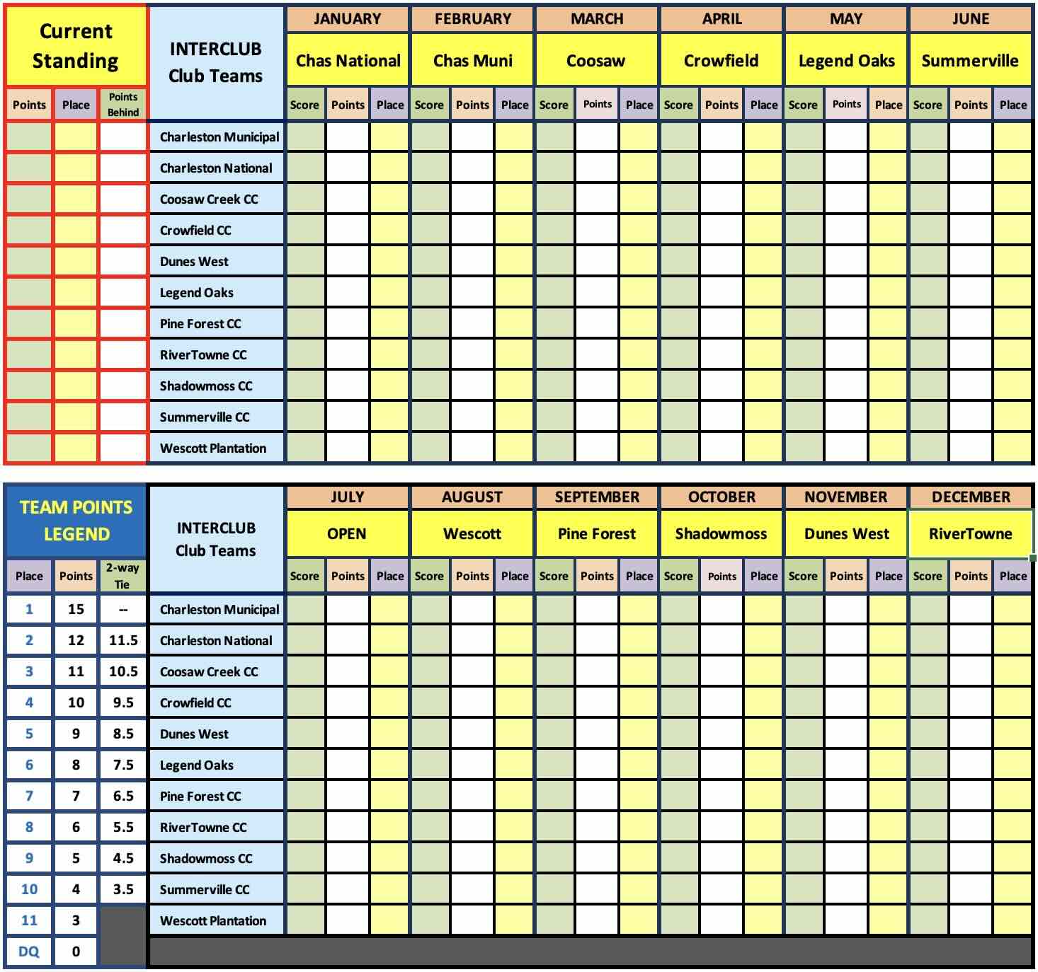 schedule